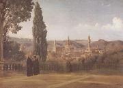 Jean Baptiste Camille  Corot Florence (mk11) oil painting on canvas